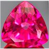 2.22ct. Enchanting RARE Natural Trilliant Pink Topaz Brazil FLAWLESS RETAIL $650
