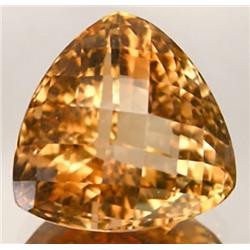 35.07ct. AAA Trilliant Cut Top RARE Imperial Topaz FLAWLESS RETAIL $33500