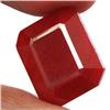 5.39ct.  EXCELLENT Blood Red Africa Ruby  Square Cut RETAIL $500