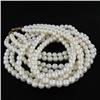 White Saltwater Pearl Three Strand Necklace