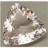 8.5ct. Trillion RARE Bright Pink Morganite Brazil VS  RETAIL $2500 (GEM-3671A)