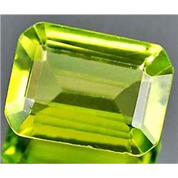 1.15ct. Exchanting Octagon Natural RARE Green Peridot VS RETAIL $500 (GEM-3747)