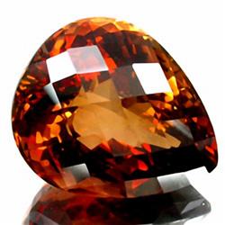 45.55ct. 24X20mm. RARE Top Dark Imperial Topaz FLAWLESS RETAIL $43500 (GEM-3755)