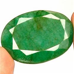 132ct. Stunning Green Huge Natural S. American Emerald  RETAIL $10500 (GEM-3775)