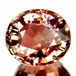 3.66ct. Shinning AAA Top RARE Padparadsha Tourmaline FLAWLESS RETAIL $2500 (GEM-3785)