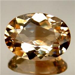 6.04ct. Charming 14X10mm. Top RARE Imperial Topaz AAA FLAWLESS RETAIL $9000 (GEM-3788)