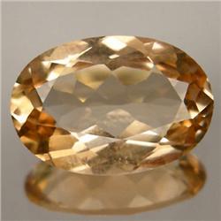 5.26ct. Magnificent Top RARE Imperial Topaz Unheated AAA FLAWLESS RETAIL $8500 (GEM-3804)