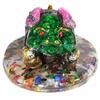 900ct. Fancy Color Sapphire & Topaz Pig Figure Statue RETAIL $1550 (GEM-3611)