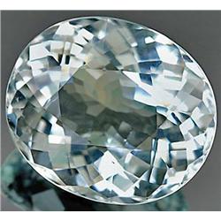 9.49ct. Beautiful RARE Natural Light Blue Aquamarine Brazil VVS RETAIL $6500 (GEM-3719)