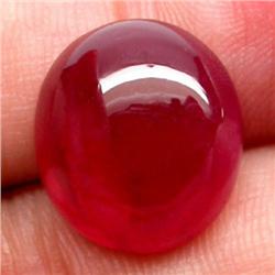 14.94ct. Pretty Top Blood Red RARE Madagascar Ruby Cabochon AAA RETAIL $5000 (GEM-3759)