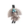 Image 1 : Outstanding Navajo Kachina Large Bolo by H. Boyd
