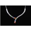 Image 2 : Navajo Opal Bracelet Necklace & Earrings Set by BL