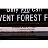 Image 8 : Smokey Bear U.S. Forest Service Porcelain Sign