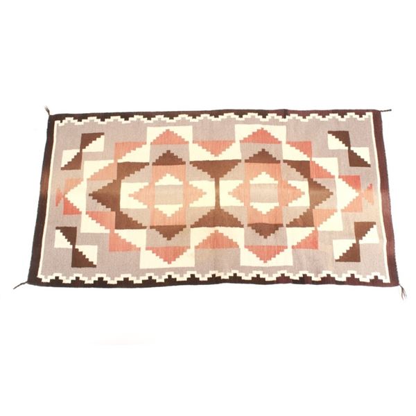 Navajo Two Grey Hills Trading Post Rug c. 1930's