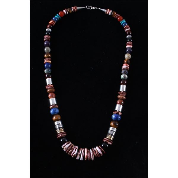 Navajo Tommy & Rose Singer Royston Silver Necklace