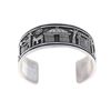 Image 1 : Navajo Randy Begay Jr. Storyteller Silver Bracelet