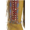 Image 11 : Kiowa Beaded Painted High Top Moccasins c. 1930-