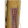 Image 12 : Kiowa Beaded Painted High Top Moccasins c. 1930-
