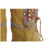 Image 14 : Kiowa Beaded Painted High Top Moccasins c. 1930-