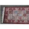 Image 2 : Mid 1900's Hereke Turkish Fine Silk Runner Rug