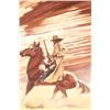 Image 11 : Large R.L. Sartain Cowboy Oil Large c. 1990's