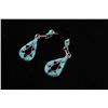 Image 17 : C. 1950 Zuni Turquoise Inlaid Necklace & Earrings