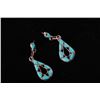 Image 18 : C. 1950 Zuni Turquoise Inlaid Necklace & Earrings