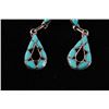 Image 20 : C. 1950 Zuni Turquoise Inlaid Necklace & Earrings