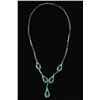 Image 4 : C. 1950 Zuni Turquoise Inlaid Necklace & Earrings