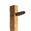 Image 9 : C. 1870 Knife Blade War Club Tomahawk w/ Tacks