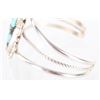 Image 10 : Navajo (Dinè) Thomas Tso Kingman Turquoise Cuff