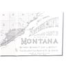 Image 7 : Northern Pacific Land Grant Montana Map c. 1890