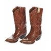 Image 1 : c. 1970's Nocona Sea Turtle Leather Cowboy Boots