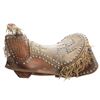 Image 2 : Early 1900 Comanche Beaded & Tacked Pony Saddle