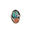 Image 1 : Zuni Effie Calavaza (b. 1928-) Snake Ring 1960's