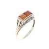 Image 1 : C. 1890 Victorian 14K Gold & Citrine Ring