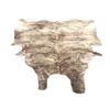 Image 1 : Salt & Pepper Brindle Striped Premium Cowhide