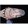 Image 11 : 19th C. Sioux Pewter Inlaid Beaded Stone War Club