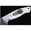 Image 5 : Nez Perce Chief Joseph Etched Bone Damascus Knife