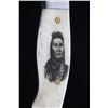 Image 7 : Nez Perce Chief Joseph Etched Bone Damascus Knife