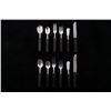 Image 1 : Allan Adler Sterling Silver & Ebony Silverware Set