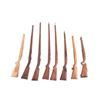 Image 1 : Vintage Wooden Rifle Stock Collection c. 20th C