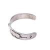 Image 4 : C. 1890 Navajo Fred Harvey Silver Bracelet