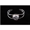 Image 2 : Navajo White Buffalo Turquoise Bracelet & Ring Set