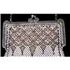 Image 7 : Original Mandalian Lustro-Pearl Finish Mesh Purse