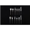 Image 1 : Allan Adler Sterling Silver & Ebony Silverware Set