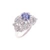 Image 5 : Color Changing Spinel Diamond & Platinum Ring