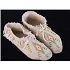 Image 2 : Apsáalooke Crow Beaded Hide Moccasins c. 1950s