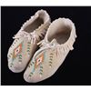 Image 3 : Apsáalooke Crow Beaded Hide Moccasins c. 1950s