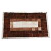 Image 1 : Premium Cowhide Patchwork Quilt Blanket